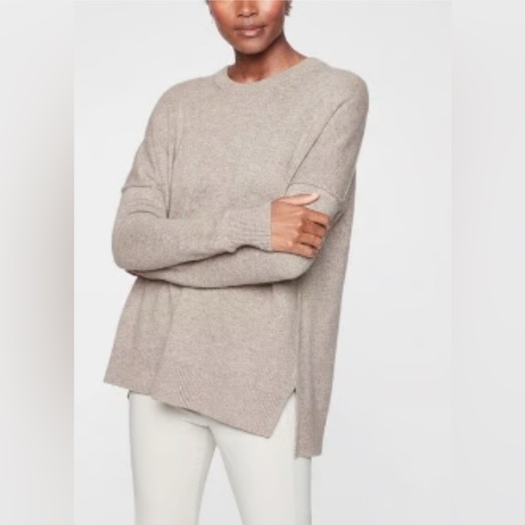 Athleta Perspective Wool Cashmere Blend Crewneck Sweater - Picture 1 of 9